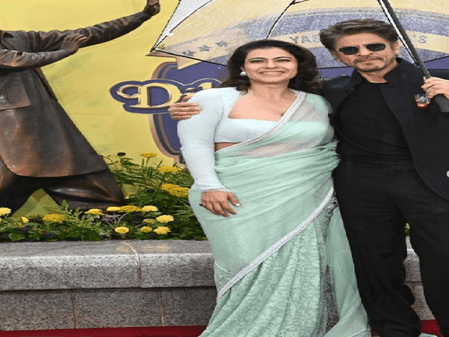 लंदन के लीसेस्टर स्क्वायर पर राज-सिमरन का स्टैच्यू बनने से खुश हैं शाहरूख खान, कहा- कभी नहीं सोचा था