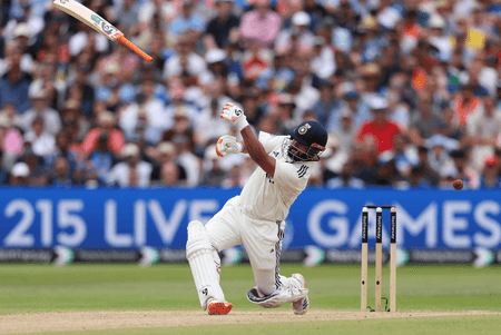 बर्मिंघम टेस्ट : केएल राहुल का अर्धशतक, करुण नायर फिर फ्लॉप, लंच तक भारत की बढ़त- 357 रन