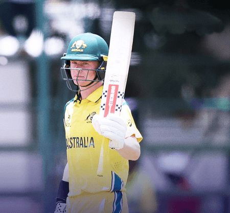 अंडर 19 वर्ल्ड कप: 'सुपर-6' मुकाबले में ओलिवर पीक की कप्तानी पारी, 10 बाउंड्री के साथ बनाए 109 रन