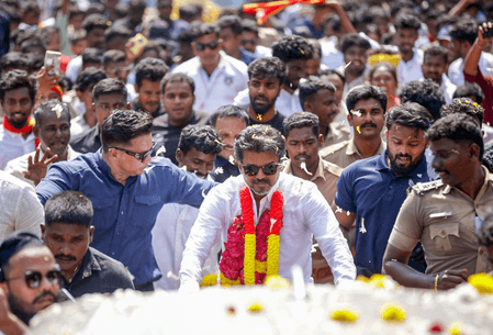 तमिलनाडु चुनाव: टीवीके प्रमुख विजय की कन्याकुमारी में रैली, छह उम्मीदवारों के लिए मांगेगे वोट