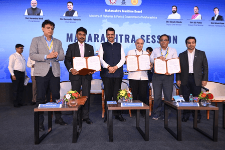 इंडिया मैरीटाइम वीक-2025: महाराष्ट्र में 56,000 करोड़ रुपए के 15 एमओयू पर हस्ताक्षर, समुद्री क्षेत्र में नया युग