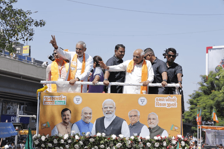 गुजरात के मुख्यमंत्री भूपेंद्र पटेल ने पूर्ण मतदान का आह्वान किया