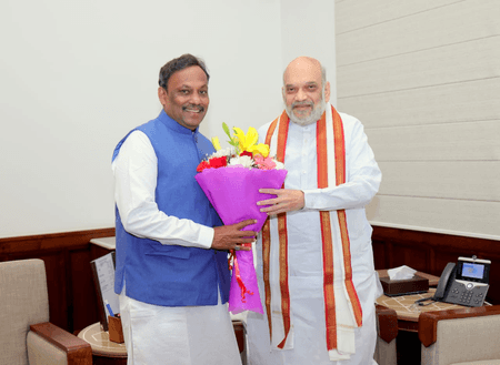 भाजपा राष्ट्रीय महासचिव विनोद तावड़े ने नितिन नवीन, अमित शाह समेत शीर्ष नेताओं से की मुलाकात