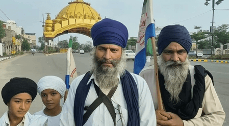 पंजाब में लैंड पूलिंग नीति के खिलाफ किसानों की मोटरसाइकिल रैली