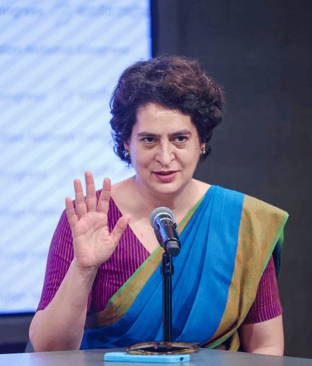 'विपक्षी नेता को सदन में बोलने नहीं देते', प्रियंका गांधी वाड्रा का आरोप
