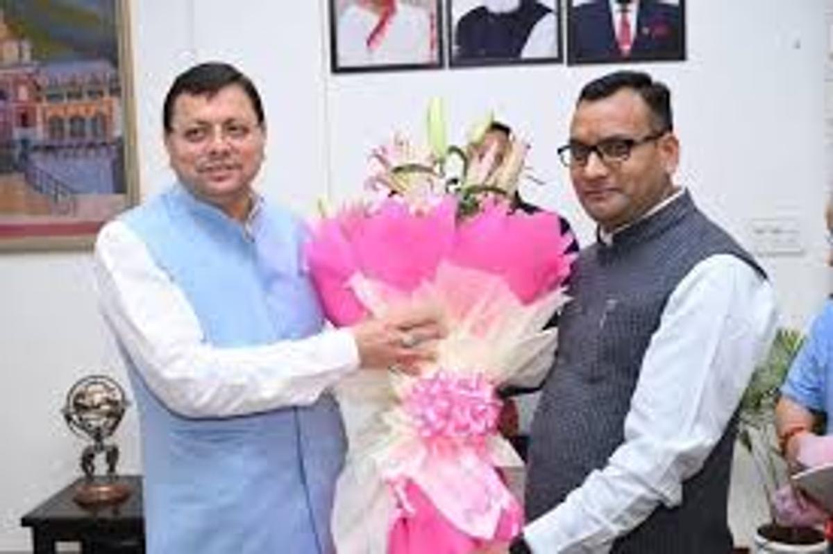 Hemraj Bisht office inauguration,