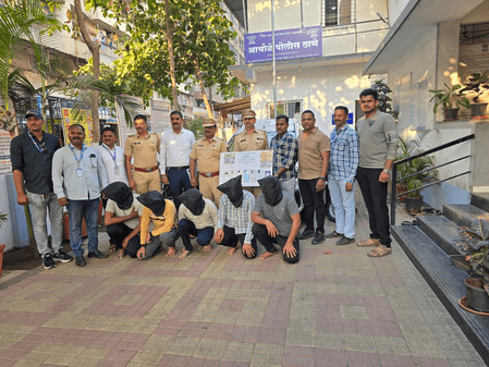 नालासोपारा में पुलिस ने चार घंटे में किया सनसनीखेज अपहरण-लूट का पर्दाफाश, पांच गिरफ्तार