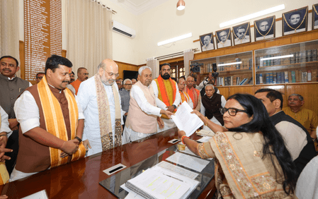 'आपने राज्य को जंगल राज से मुक्त कराया', केंद्रीय गृह मंत्री अमित शाह ने नीतीश कुमार की सराहना की