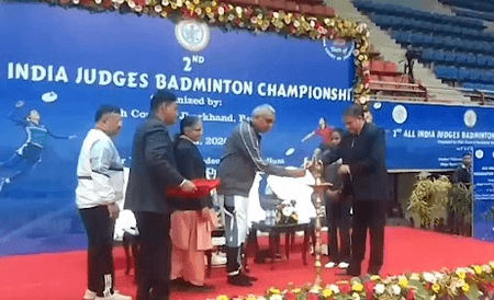 ऑल इंडिया जज बैडमिंटन चैंपियनशिप का शुभारंभ, झारखंड हाई कोर्ट के मुख्य न्यायाधीश ने किया उद्घाटन