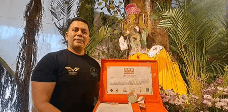 गुजरात: एशिया बुक ऑफ रिकॉर्ड्स में दर्ज हुए 'ट्री गणेश'