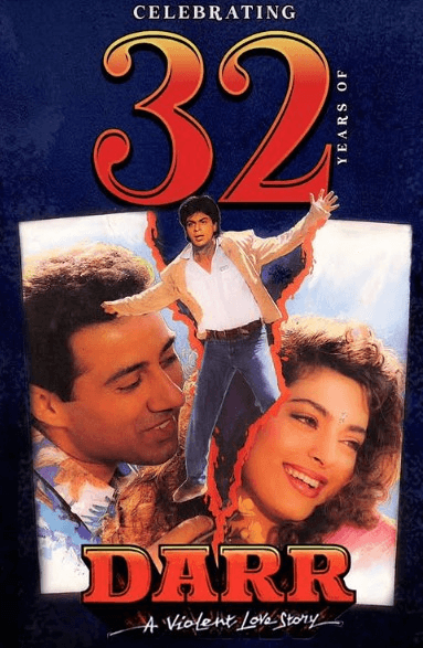 आइकॉनिक फिल्म 'डर' ने पूरे किए 32 साल, अनुपम खेर ने शेयर किया पुराना पोस्टर