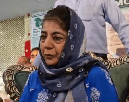 जम्मू-कश्मीर की सरकार लोगों की उम्मीदों पर खरी नहीं उतरी : महबूबा मुफ्ती