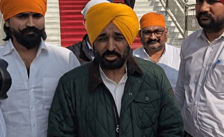 पंजाब के मुख्यमंत्री भगवंत मान ने अहमदाबाद के थलतेज गुरुद्वारे में मत्था टेका