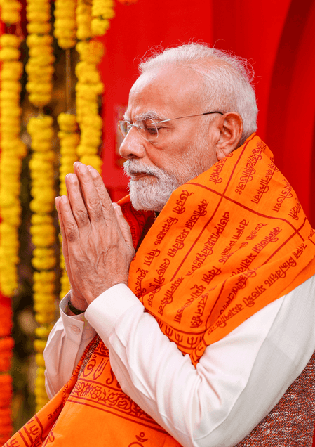 नवरात्रि के पांचवें दिन पीएम मोदी ने की मां स्कंदमाता की उपासना, भक्तों की सुख-समृद्धि की प्रार्थना