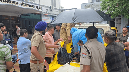 नैनीताल : धनगढ़ी नाले के पास हादसा, दो शिक्षकों की मौत, चार लोग घायल