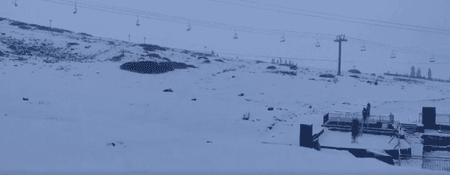 कश्मीर में चिल्लई कलां की शुरुआत के साथ सीजन की पहली बर्फबारी