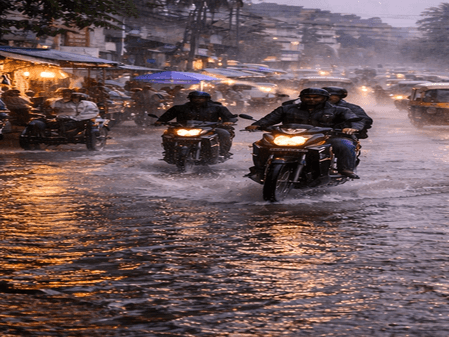 मध्य प्रदेश के कुछ हिस्सों में हुई बारिश, मौसम विभाग ने जारी की चेतावनी