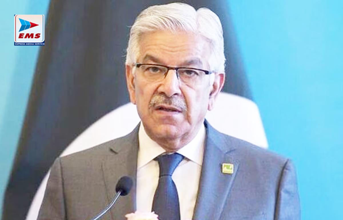 Pakistan's defense minister Khwaja Asif