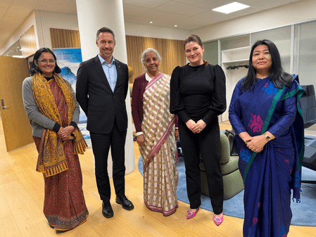 भारत और नॉर्वे के बीच आर्थिक सहयोग : निर्मला सीतारमण ने मंत्री सेसिली मायर्सेथ की मुलाकात