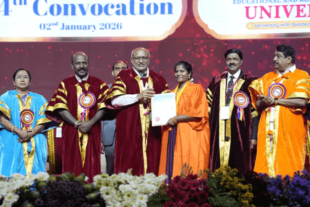 उपराष्ट्रपति सीपी राधाकृष्णन का चेन्नई दौरा, 'विकसित भारत' के लिए युवाओं को दिया सफलता का मंत्र