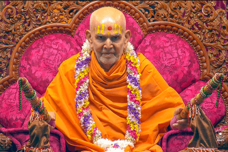 पुष्पदोलोत्सव: तीर्थधाम सारंगपुर में मनाया गया फूलडोल रंगोत्सव, परम पूज्य महंत स्वामी महाराज का हुआ अभिनंदन