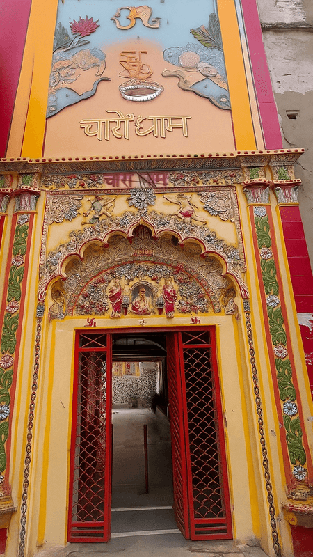 उत्तर प्रदेश का अनोखा मंदिर, जहां एक साथ कर सकते हैं चारों धाम के दर्शन