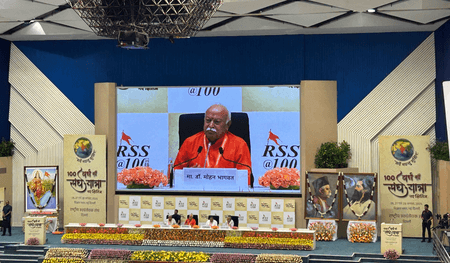 भागवत ने स्वतंत्रता संग्राम में संघ की भूमिका पर डाला प्रकाश, डॉ. हेडगेवार की भागीदारी का किया जिक्र