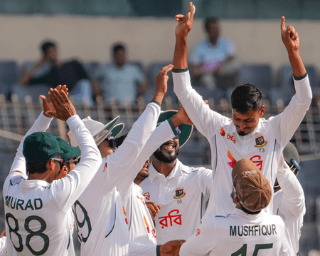 तैजुल इस्लाम बांग्लादेश के सबसे सफल टेस्ट गेंदबाज बने, शाकिब अल हसन को पछाड़ा