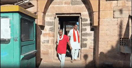 भोजशाला में हाईकोर्ट के फैसले के बाद पूजा शुरू, श्रद्धालुओं ने किया हनुमान चालीसा का पाठ