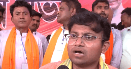 भाजपा प्रत्याशी बिराज बिस्वास ने टीएमसी पर साधा निशाना, बोले-जनता को धुआं, धूल और धोखा दिया