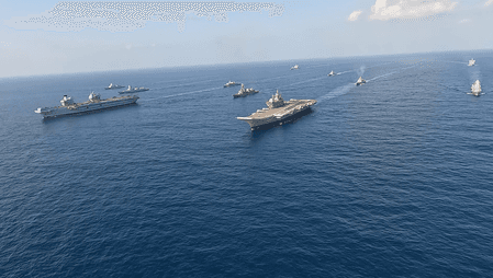 इंटरनेशनल फ्लीट रिव्यू में अमेरिका, रूस के वॉरशिप होंगे एक ही कतार में, फिलीपींस और यूएई के वॉरशिप का होगा डेब्यू