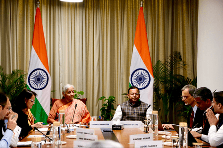 वित्त मंत्री निर्मला सीतारमण ने कैपिटल मार्केट्स के प्रतिनिधियों के साथ की प्री-बजट बैठक