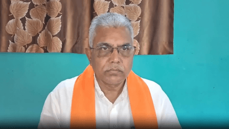 भाजपा नेता दिलीप घोष का ममता बनर्जी पर हमला, कहा- 'बंगाल में लूटा जाता है सरकारी धन'