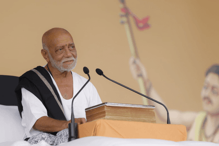 अमेरिका ने नक्शे में पीओके और अक्साई चिन को भारत का अंग दिखाया, मोरारी बापू ने किया स्वागत