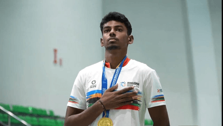 22 वर्षीय आनंदकुमार ने 'स्पीड स्केटिंग वर्ल्ड चैंपियनशिप' में जीता गोल्ड, पीएम मोदी ने दी बधाई