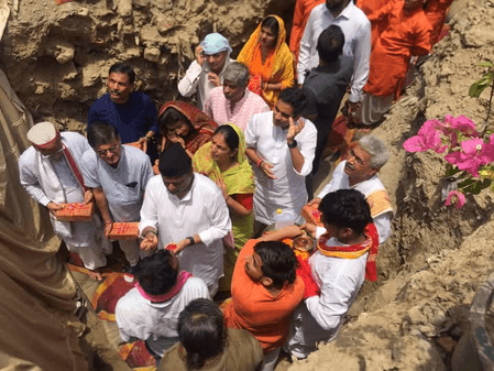 नोएडा में बनेगा राष्ट्रीय स्वयंसेवक संघ का भव्य ‘ओम भवन’, भूमि पूजन विधिवत सम्पन्न