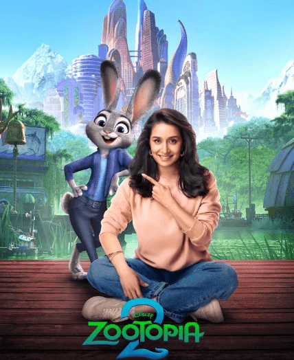 'जूटोपिया 2' में 'जुडी हॉप्स' की आवाज बनेंगी श्रद्धा कपूर