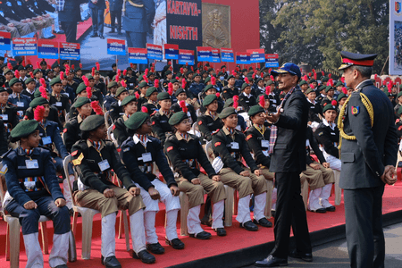 एनसीसी कैडेट्स देश के गौरवशाली अतीत और उज्ज्वल भविष्य के बीच की कड़ी: रक्षा राज्य मंत्री संजय सेठ