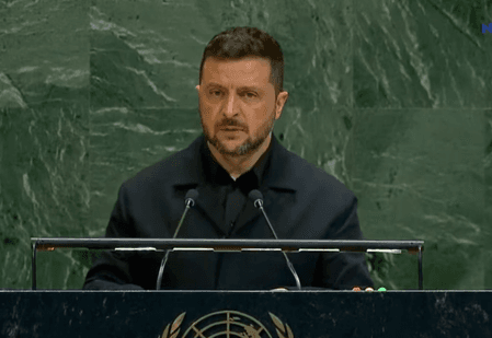 यूएनजीए में बोले जेलेंस्की, 'अंतर्राष्ट्रीय कानून नहीं, अब हथियार तय करते हैं कि कौन बचेगा'