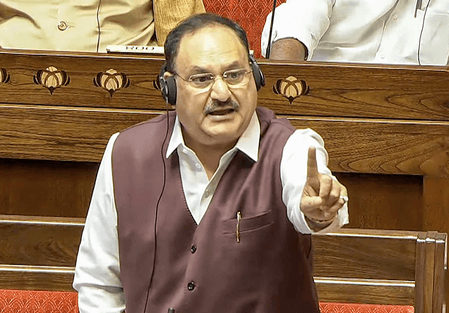 जो मणिपुर पर चैंपियन बने हुए थे, उन्होंने मणिपुर के बिल के विरोध में वोट किया : जेपी नड्डा