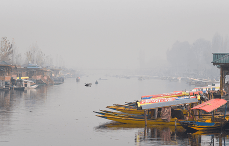 जम्मू-कश्मीर में न्यूनतम तापमान में गिरावट, बादल छाए रहने का अनुमान