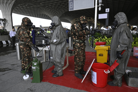 मुंबई एयरपोर्ट पर मल्टी-एजेंसी रेडियोलॉजिकल इमरजेंसी मॉक ड्रिल, कई एजेंसियों ने लिया हिस्सा