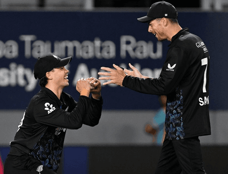 दूसरे टी20 मैच में न्यूजीलैंड की रोमांचक जीत, सीरीज में बराबरी