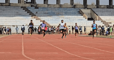 बिलासपुर: खेलो इंडिया नेशनल ट्राइबल गेम्स में छत्तीसगढ़ की टीम बनाने के लिए ट्रायल आयोजित गए