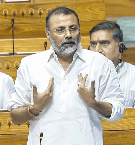 'यूपीए सरकार ने 8 लाख करोड़ की टैक्स छूट देकर गरीबों को लूटा', निशिकांत दुबे का कांग्रेस पर आरोप