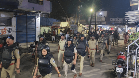 होली से पहले मध्य प्रदेश के शहरों में सुरक्षा बढ़ाई गई