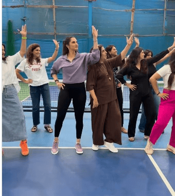 फराह खान और सानिया मिर्जा का पिकलबॉल कोर्ट पर 'ठुमक-ठुमक' डांस वीडियो