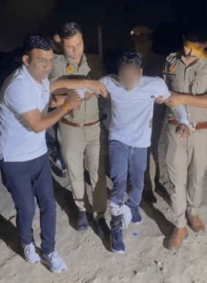 लखनऊ के कृष्णानगर में पुलिस और बदमाश के बीच मुठभेड़, 25 हजार का इनामी गिरफ्तार