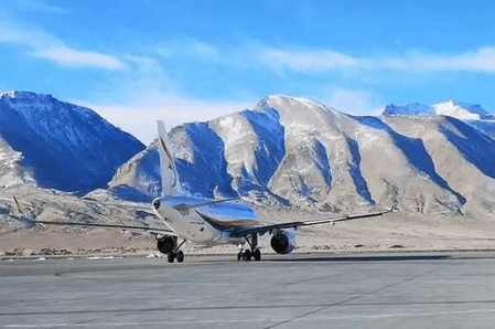 शीत्सांग के आली के दो हवाई अड्डों से इस साल 1.8 लाख से ज्यादा यात्रियों ने यात्रा की