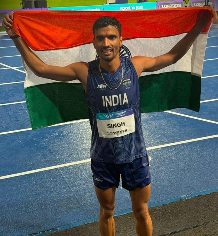 सीडब्ल्यूजी 2026: गुलवीर सिंह ने पुरुषों की 10,000 मीटर दौड़ में जीता सिल्वर